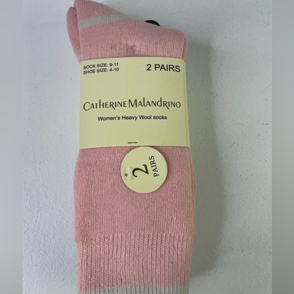 Catherine Malandrino Women's Heavy Wool socks,